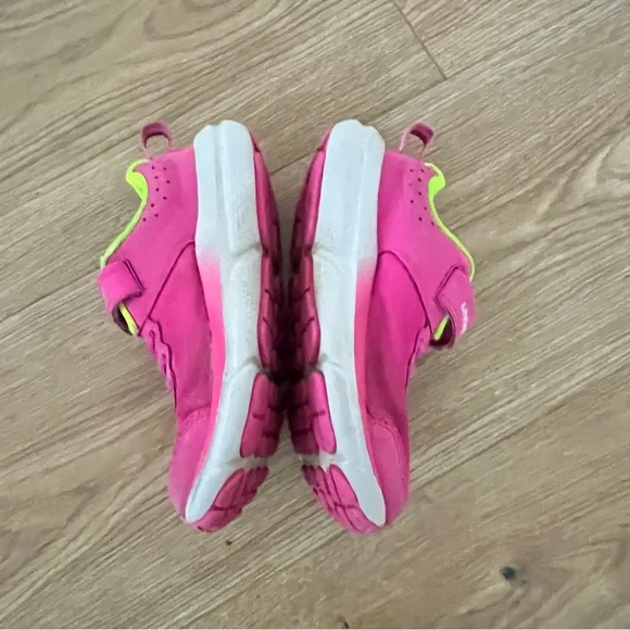 Under Armour Assert 10 AC Running Shoes Toddler Girls Size 11K Pink Lime - Picture 6 of 11
